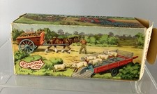 CRESCENT TOYS #1805 SPARE EMPTY ORIGINAL BOX TRACTOR & DRIVER IDEAL IF NEEDED !!