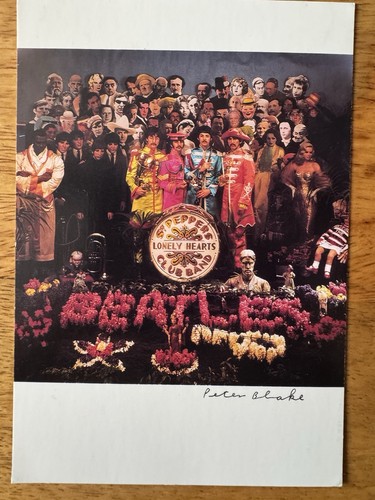 Sir peter blake signed photo - peter,