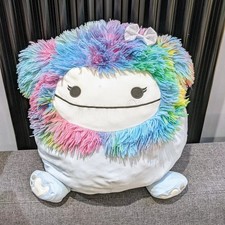 16" Rainbow Squishmallow Bigfoot Zozo Dani Zaylee Silver Bow Brina Yeti Large