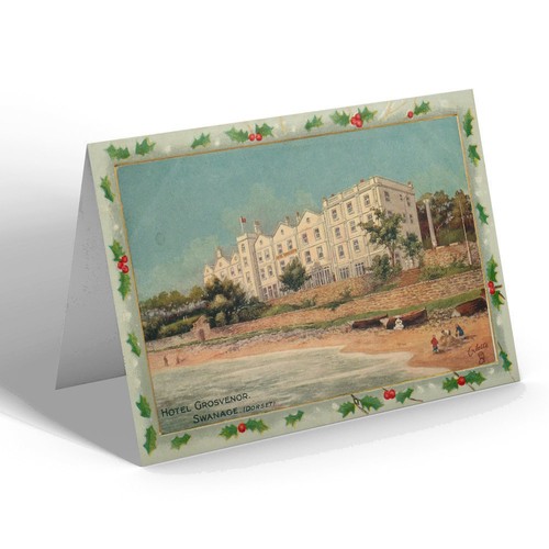 Xmas notelet vintage dorset - notelet,