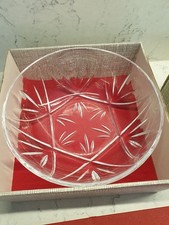 Cristal d'Arques lead crystal dish bowl trifle/fruit bowl Boxed Vintage 