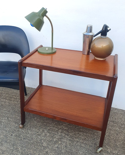 Vintage danish style teak tea - danish,
