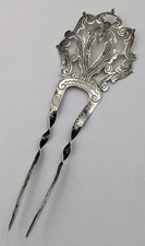 EDWARDIAN STERLING SILVER HAIR