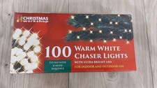 100 Warm White Chaser Lights