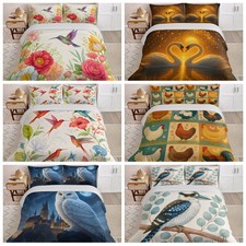 Red Humming Birds Colorful