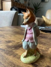 Beatrix Potter. Foxy Whiskered Gentleman. F Warne and co. Beswick. England
