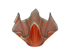 Vintage Art Glass Handkerchief