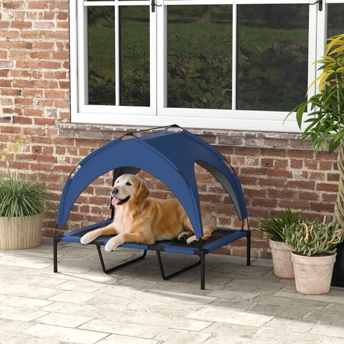 Cooling elevated dog bed - cooling,