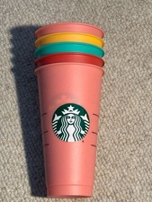 Set of 5 Starbucks Reusable