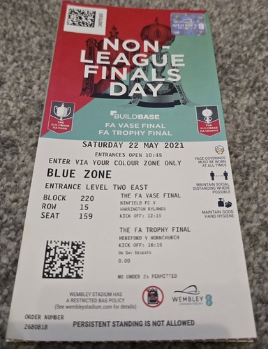 2021 non league finals - finals, day