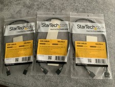 3 X STARTECH.COM USB CABLES