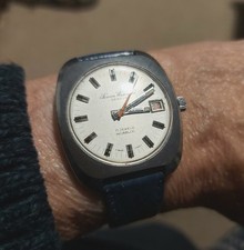 VINTAGE SEVAN WATCH CO. MECHANICAL WATCH, WORKING.