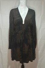 Disturbia Brown & Black Dress Size 12 New Without Tags