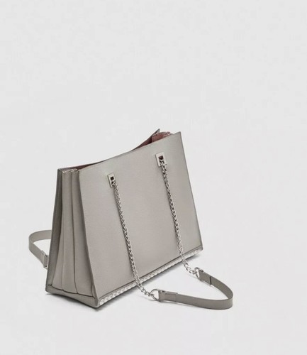 Zara chalk grey - zara, studded