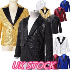 UK Kid Boy Shiny Sequins