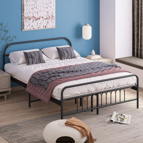 New metal bed frame - new,