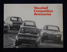 VAUXHALL COMPETITION ACCESSORIES VIVA HC 1970 VINTAGE CAR BROCHURE - EXC COND.