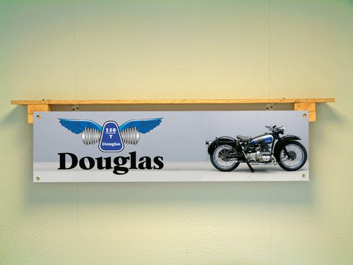 Douglas 350t motorcycle banner - douglas,