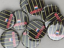 Black & Gold 1993 Away Shirt 25mm Button Pin Badge Sheffield Wednesday Swfc