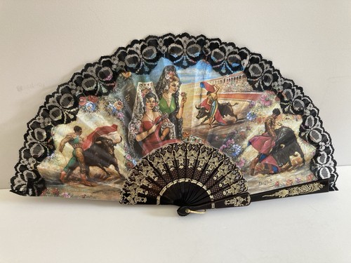 Hand held fan - fan, fabric