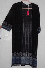 BLACK MIX SHORT SLEEVE CHIFFON
