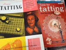 2 Vintage Tatting Booklets
