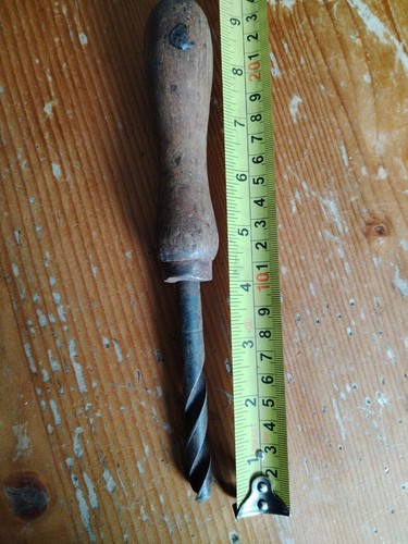 Vintage antique hand - antique, drill
