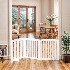 24"H Pet Dog Gates Foldable