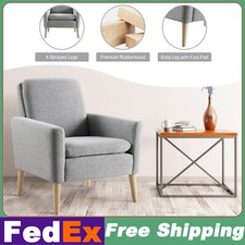 Modern Accent Fabric Armchair