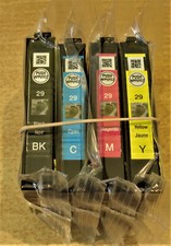 full set GENUINE EPSON 29 STRAWBERRY vacuum sealed BK C M Y ink cartridges  2026