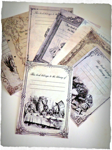 Set vintage style alice - 8,