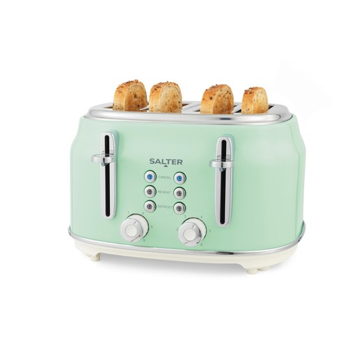 Salter retro slice toaster - salter, 4-slice