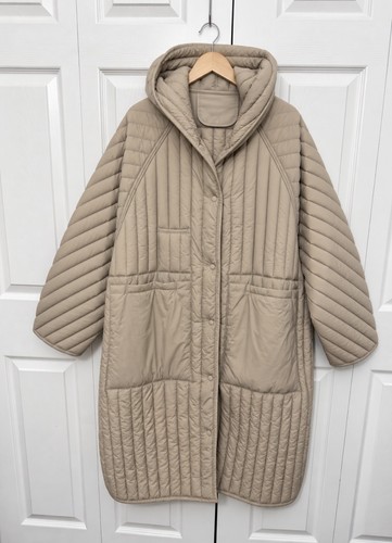 Long white puffer coat - white,