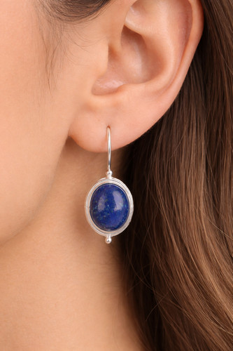 Lapis lazuli gemstone - gemstone, 925