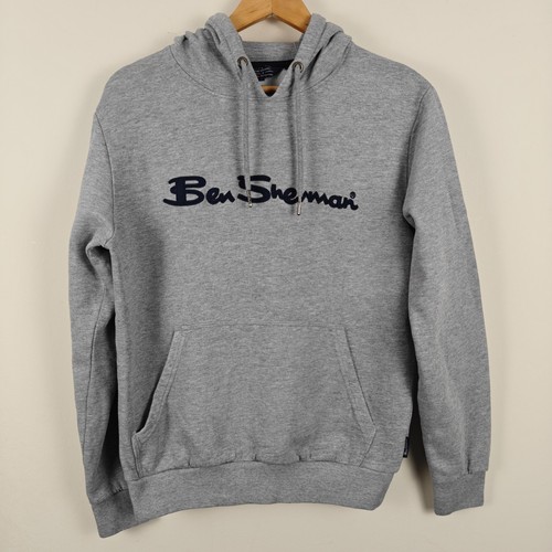 Ben sherman hoodie grey marl - ben,