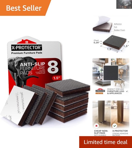 Square non slip - 1.5",