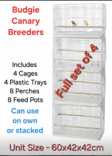 Stack bird breeding cages - 4,
