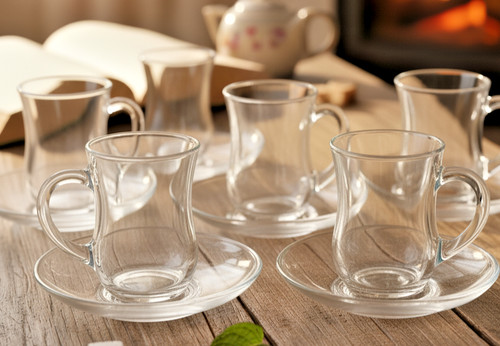 Turkish arabic glass cups - glass,