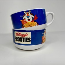 KELLOGGS CEREAL MUG BOWL SET of 2 VINTAGE FROSTIES 2022 VERSION 