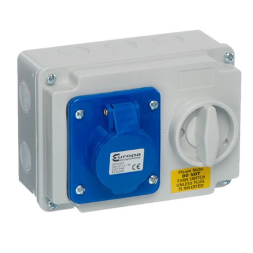 16amp 32amp 3pin ip44 - 32amp,