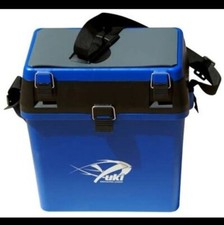 NEW YUKI BLUE SEAT BOX SYSTEM & INTERGRATED TACKLE BOXES CUSHION+SHOULDER STRAP