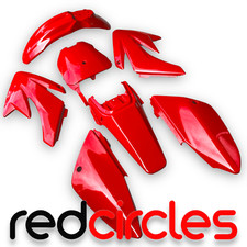 Red crf70 pit bike plastics - crf70,