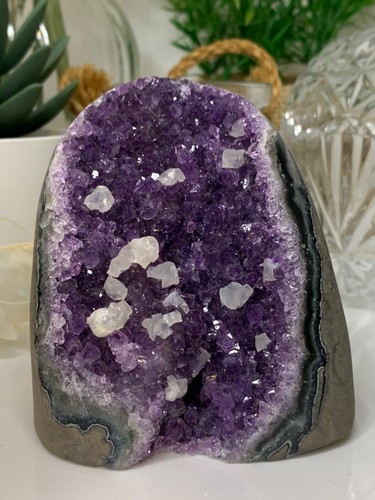 Amethyst cluster with - amethyst,