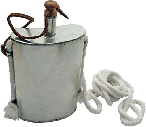 Stainless steel canteen wooden - stainless,