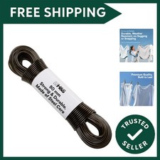 50m Washing Line Rope Steel