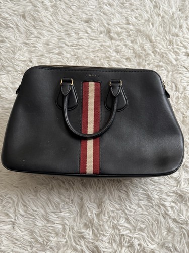 Authentic bally black leather - authentic,