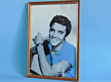 Nostalgic retro 32cm x 22cm Elvis Presley themed picture mirror