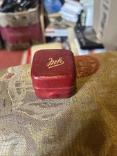 *LOVELY* ANTIQUE LEATHER & BRASS TRAVELLING INKWELL