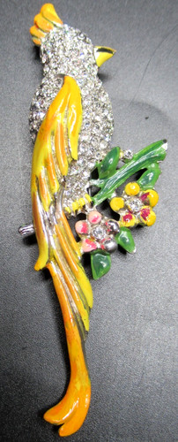 Coro 1940 yellow enamel - coro, 1940's