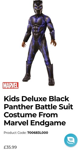 Deluxe black panther costume - panther,
